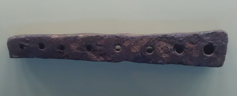 Figure 1: Drawplate from the roman legion camp at Vindonissa | Photo: Holger Becker