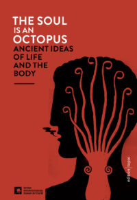 rotes Cover mit schwarzem Kopf und Oktopus