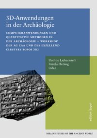 Book cover BSA 34: 3D Anwendungen in der Archäologie