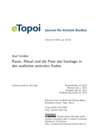 Cover Artikel Schäfer eTopoi Volume 4