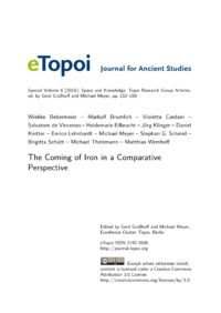 Cover Artikel Bebermeier, Brumlich et al. eTopoi SpV 6
