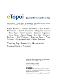 Cover Artikel Brunke et al. eTopoi SpV 6